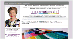 Desktop Screenshot of colour-me-beautiful.ch